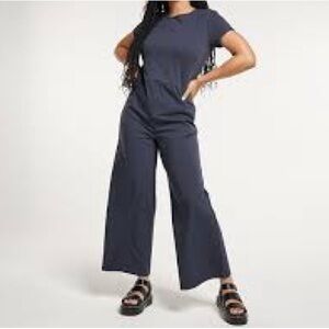 FLX Wide-Leg Navy Jumpsuit for Women NWT